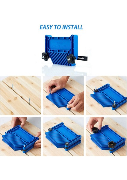Многоцелевые Наборы,4 Adet Ayarlanabilir Ağaç Işleme Aletleri Masa Testereleri Için Tüy Tahtası, Yönlendirici Masalar ve T Yuvalı Şerit Testere, Gönye Yuvaları-Mavi (Yurt Dışından) fırsatları