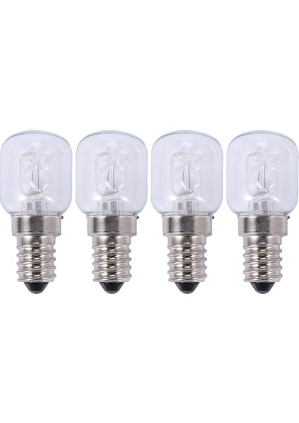 4x E14 Yüksek Sıcaklık Ampul 500 Derece 25W Halojen Kabarcık Fırın Ampul E14 250V 25W Kuvars Ampul (Yurt Dışından)