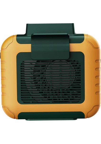 USB Taşınabilir Kişisel Asılı Bel Fanı, Ultra Sessiz Giyilebilir Elektrikli ve El Tipi Klima Sarı (Yurt Dışından) fiyatları