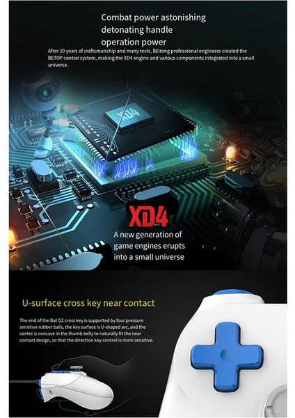 Gamepad'in NBA2K2020 Bilgisayar Versiyonu ile Uyumlu USB Tv Ev Canlı Futbol Çift Buhar Kolu, B (Yurt Dışından)
