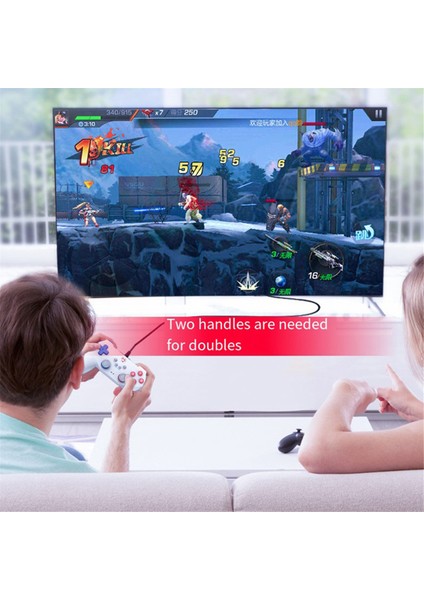 Gamepad'in NBA2K2020 Bilgisayar Versiyonu ile Uyumlu USB Tv Ev Canlı Futbol Çift Buhar Kolu, B (Yurt Dışından)