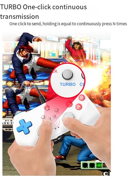 Gamepad'in NBA2K2020 Bilgisayar Versiyonu ile Uyumlu USB Tv Ev Canlı Futbol Çift Buhar Kolu, B (Yurt Dışından)
