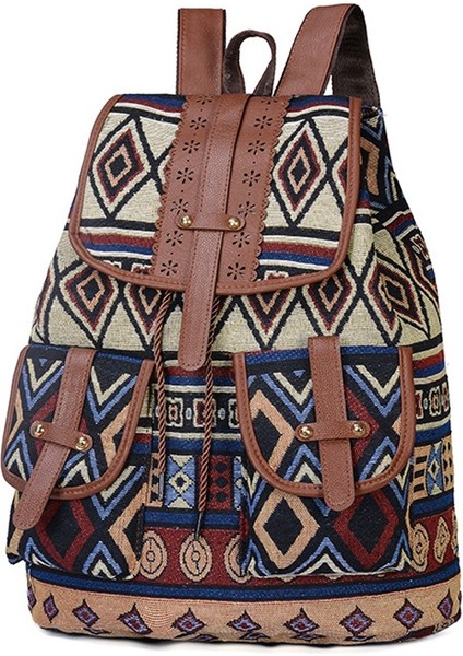 Moda Yeni Bayan Sırt Çantası Kanvas Baskı Rahat Sırt Çantası Öğrenci Sırt Çantası Seyahat Çantası Küçük Sırt Çantası Haki (Yurt Dışından) indirimleri