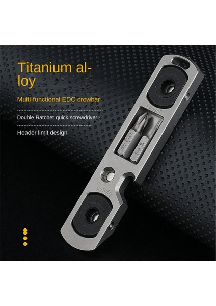Многоцелевые Наборы,titanyum Alaşımlı Çok Fonksiyonlu Mini Cırcır Tornavida Anahtarı Şişe Açacağı Edc Aracı (Yurt Dışından)