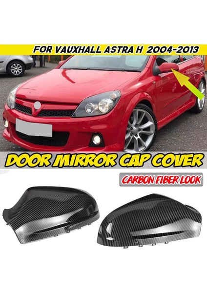 2 Adet Karbon Fiber Yan Kapı Kanat Dikiz Aynası Kapağı Opel H 2004-2013 ile Uyumlu (Yurt Dışından) modelleri