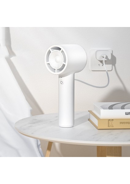 El Mini Fan USB Sessizlik Taşınabilir Şarj Edilebilir Fanlar Dikey Hava Soğutucu 2000 Mah (Yurt Dışından)