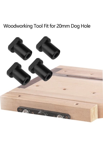 4 Adet Alüminyum Alaşımlı Tezgah Köpek Kelepçesi T-Track Ağaç Işleme Tezgahı Konumlandırma Planya Fişi Uyar 20MM Köpek Deliği (Siyah) (Yurt Dışından) fiyatları