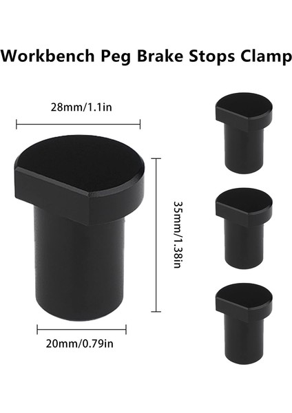 4 Adet Alüminyum Alaşımlı Tezgah Köpek Kelepçesi T-Track Ağaç Işleme Tezgahı Konumlandırma Planya Fişi Uyar 20MM Köpek Deliği (Siyah) (Yurt Dışından) modelleri