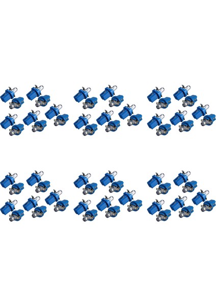60X LED Ampul Metre Dash B8-5d T5 Lamba Tutucu Mavi Tunıng Oto Araba Işık ile (Yurt Dışından)