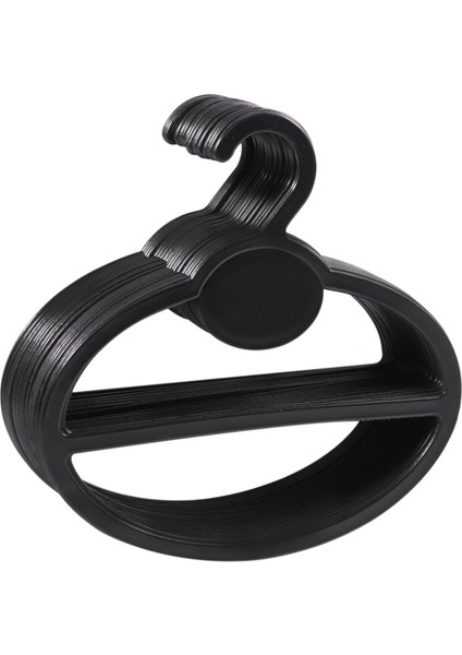 100X Eşarp Şal Kravat Tutucu Organizatör Oval Plastik Askılar Depolama Askıları Siyah (Yurt Dışından) indirimleri