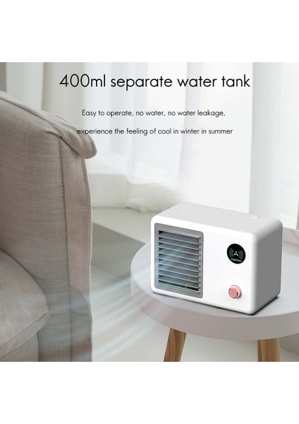 Soğutma Fanı Klima Taşınabilir Klima Nemlendirici Ev Ofis Için Soğutucu USB 3 Hız ile Yeşil (Yurt Dışından)