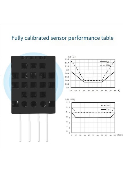 20 Adet DHTC12 Sıcaklık ve Nem Sensörü I2C Iletişim Yüksek Hassasiyetli Dijital Modül DHT20 AM2320'NIN Yerini Alır (Yurt Dışından) fiyatları