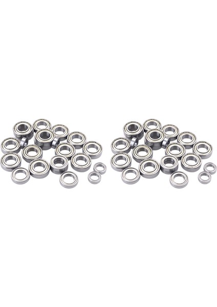 28 Adet Metal Çelik Bilyalı Rulman 8109 -07 DBX07 Ex-07 EX07 1/7 Rc Araba Yükseltme Parçaları Yedek Aksesuarlar (Yurt Dışından)