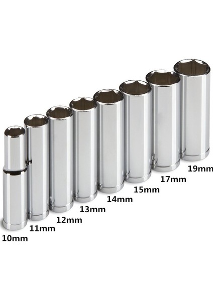 Многоцелевые Наборы,yeni Profesyonel 8 Adet 3/8 Inç Sürücü Derin Lokma Seti, Metrik, 10 Mm-19 mm (Yurt Dışından)