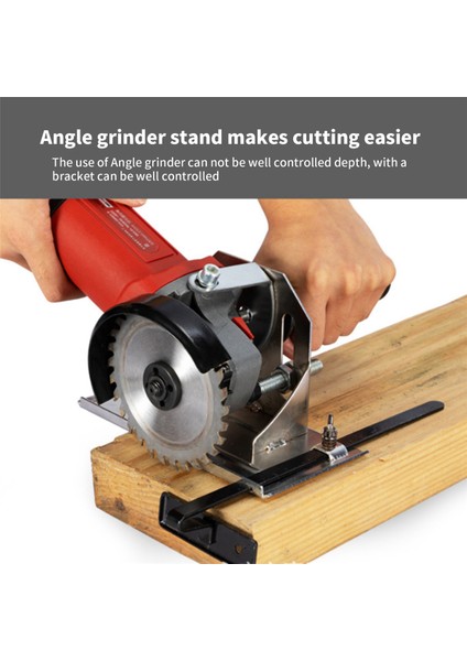 Многоцелевые Наборы,45° / 90° / 180° Ayarlanabilir Kesme Derinliği Konumlandırma Braketi Üniversal 100MM Taşlama Makinesi Için Kanal Açma Taban Standı (Yurt Dışından) modelleri
