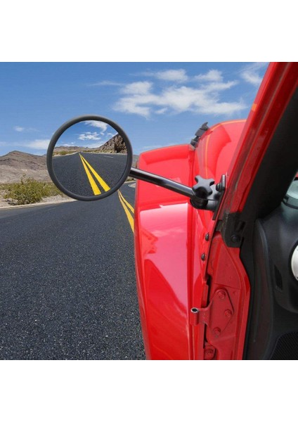 Kapılar Kapalı Aynalar Çabuk Açılan Aynalar Wrangler 1997-2006 Tj Lj ve 2007-2017 Jk Jku ile Uyumlu Dış Aksesuarlar (Yurt Dışından) fırsatları