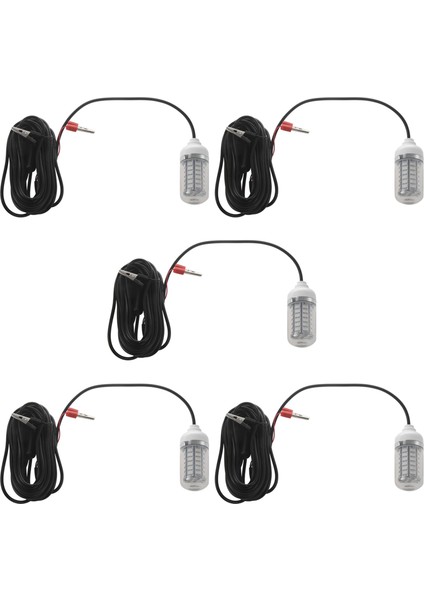 5x 12V Balıkçı Işığı Yeşil 108 Adet LED Sualtı Balıkçı Işığı Lures Balık Bulucu Lamba Karides Kalamar Krill Çeker (Yurt Dışından)