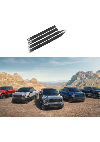 Araba Yan Kapı Gövde Koruma Şeritleri Koruyucu Dekoratif Kapak Trimler Ford Raptor F150 2021-2023 Dış Aksesuarlar (Yurt Dışından) fırsatları