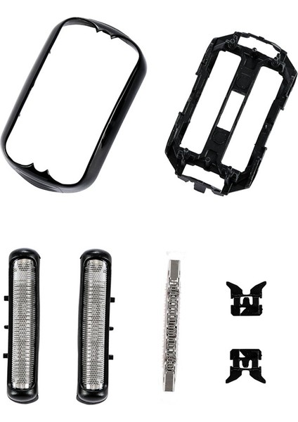 4x 32S Tıraş Makinesi Yedek Kafa Bıçak Net Membran Braun Serisi 3 Elektrikli Jilet 301S 310S 320S 3000S 3020S 3030S (Yurt Dışından)