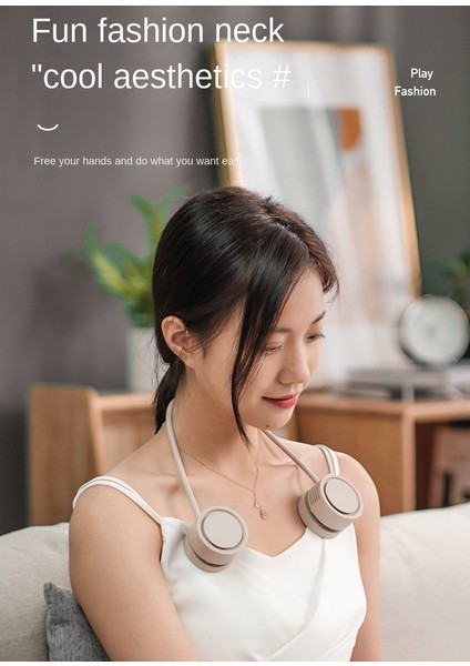 Boyun Fanı Taşınabilir Bıçaksız USB Şarj Edilebilir Yapraksız Asılı Fanlar Hava Soğutucu Soğutma Giyilebilir Yeşil (Yurt Dışından) fiyatları