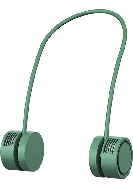 Boyun Fanı Taşınabilir Bıçaksız USB Şarj Edilebilir Yapraksız Asılı Fanlar Hava Soğutucu Soğutma Giyilebilir Yeşil (Yurt Dışından) indirimleri