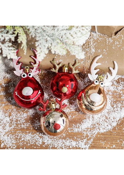 8 Adet Noel Topları Yılbaşı Ağacı Süsleri Ev Dekorasyonu Için Yeni Yıl Kolye Aksesuarları (Yurt Dışından) fırsatları