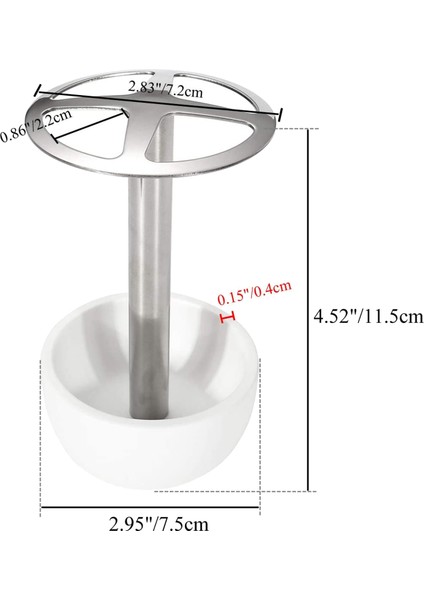 Adet Diş Fırçası Tutucu, Banyo Vanity Tezgahı Için Çok Fonksiyonlu Tutucu, 4 Standart Fırça Tutar, Ev, Otel Için (Yurt Dışından)