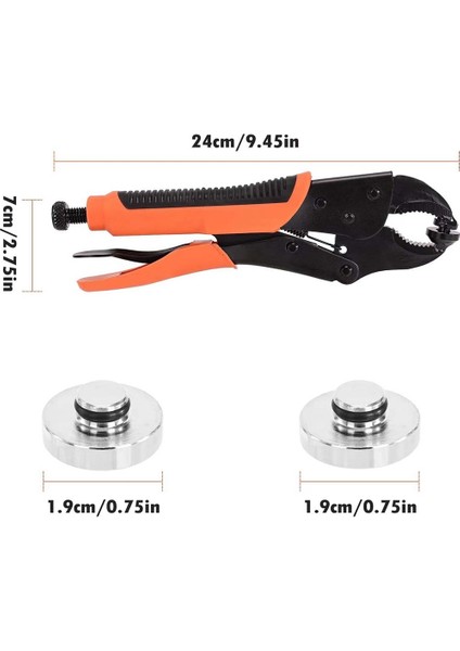 Kanvas Için Çıtçıtlı Düğme Seti, Tekne Kapakları Çıtçıtlı Düğmeler Için Ayarlanabilir Pense Çıtçıt Seti, Çıtçıt Alet Seti (Yurt Dışından)