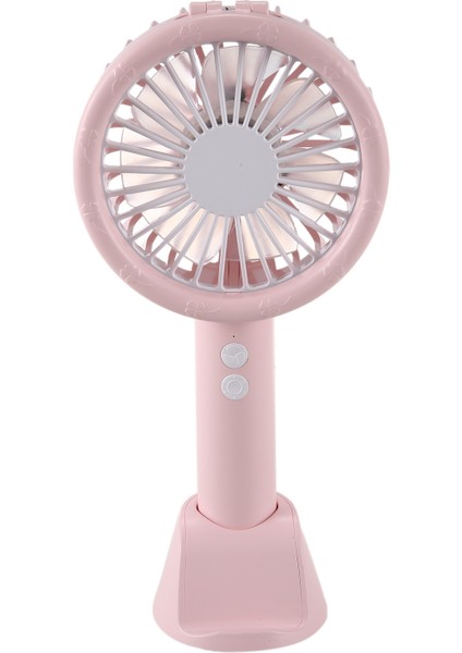 USB Şarj El Renkli Masa Lambası Fan Masaüstü Cep Telefonu Braketi Ev Ofis Için En Iyi Hediye Pembe (Yurt Dışından) fiyatları