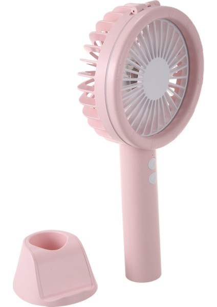 USB Şarj El Renkli Masa Lambası Fan Masaüstü Cep Telefonu Braketi Ev Ofis Için En Iyi Hediye Pembe (Yurt Dışından) fırsatları