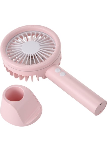 USB Şarj El Renkli Masa Lambası Fan Masaüstü Cep Telefonu Braketi Ev Ofis Için En Iyi Hediye Pembe (Yurt Dışından) indirimleri