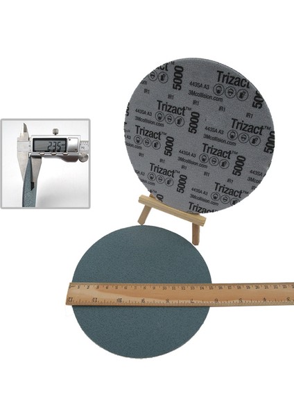 6 Inç 152MM Kuru Islak Sünger Zımpara Diski Arka Kadife 3000 Grit Taşlama Için Aşındırıcı Aletler (Yurt Dışından)