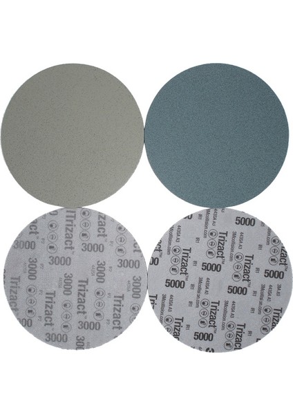 6 Inç 152MM Kuru Islak Sünger Zımpara Diski Arka Kadife 3000 Grit Taşlama Için Aşındırıcı Aletler (Yurt Dışından)