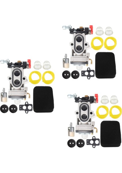 3x Karbüratör Kiti Husqvarna 150BT 150BF 350BT 350BF 560BTS 560BFS 570BTS 570BFS 580BTS 580BFS 581155801 502845001 (Yurt Dışından)