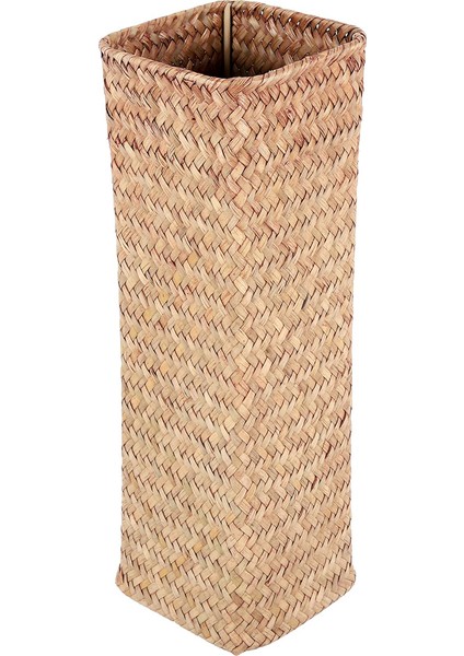 Rattan Çiçek Vazo Bambu Sepetleri Dekorasyon Vazolar Çiçek Meyve Sepeti Çiçek Vazo Ev Dekor Için Uzun Vazolar Kahverengi (Yurt Dışından)