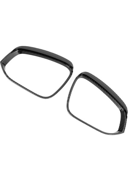 Sienna XL40 2021 2022 ile Uyumlu Karbon Fiber Araba Dikiz Aynası Yağmur Kaş Kapağı Trim Dekoratif Çerçeve Aksesuarları (Yurt Dışından)
