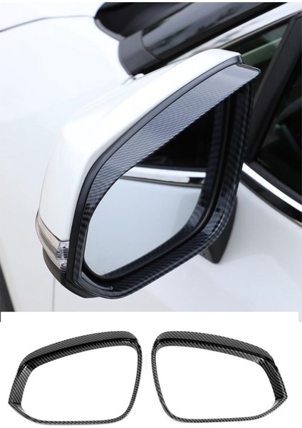 Sienna XL40 2021 2022 ile Uyumlu Karbon Fiber Araba Dikiz Aynası Yağmur Kaş Kapağı Trim Dekoratif Çerçeve Aksesuarları (Yurt Dışından) fiyatları