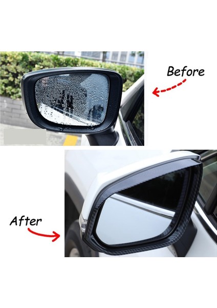 Sienna XL40 2021 2022 ile Uyumlu Karbon Fiber Araba Dikiz Aynası Yağmur Kaş Kapağı Trim Dekoratif Çerçeve Aksesuarları (Yurt Dışından) modelleri