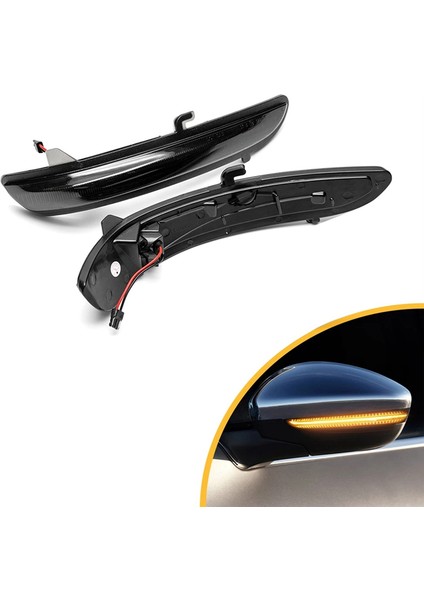 Dinamik LED Yan Ayna Flaşör Işıkları Dönüş Sinyali Lambaları 208 2008 I C3 C3 Iıı C4 Kaktüs 57B1206E ile Uyumlu (Yurt Dışından) modelleri