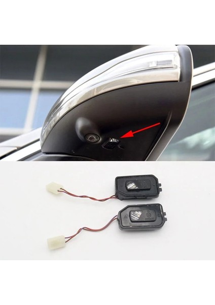 W205 W213 Glc X253 2014-2020 ile Uyumlu Araba Kanat Kapı Yan Ayna Su Birikintisi LED Işık Dikiz Aynası Nezaket Lambası Sol (Yurt Dışından) fiyatları