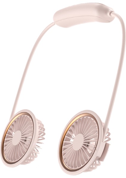 Yükseltilmiş 7 Bıçak Asılı Boyun Fanı USB Şarj Edilebilir Taşınabilir Spor Mini Hava Soğutucu-Pembe (Yurt Dışından) indirimleri