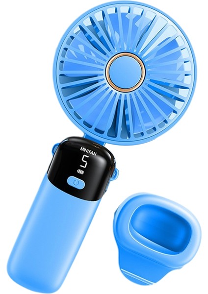 Elde Taşınabilir Mini Fanlar, Katlanabilir Taşınabilir USB Şarj Edilebilir Fanlar Yaz Aylarının Olmazsa Olmazıdır, Mavi (Yurt Dışından) fiyatları