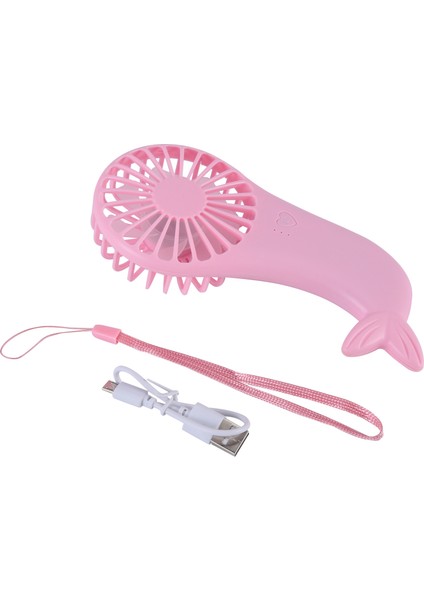 Yeni Desen Cep Hayranları USB Şarj Aleti Mini Denizkızı Öğrenci Açık Havada Taşınabilir Küçük Fan Dc Hava Soğutucu Pembe Getirmek (Yurt Dışından)