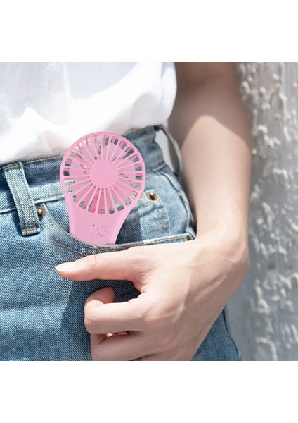 Yeni Desen Cep Hayranları USB Şarj Aleti Mini Denizkızı Öğrenci Açık Havada Taşınabilir Küçük Fan Dc Hava Soğutucu Pembe Getirmek (Yurt Dışından)