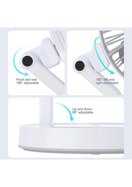 Mini Katlanır Fan Masa Lambası Telefon Tutucu Taşınabilir Masa Duvara Monte Soğutma Elektrikli 3 Hız Ayarlanabilir (Pembe) (Yurt Dışından) indirimleri