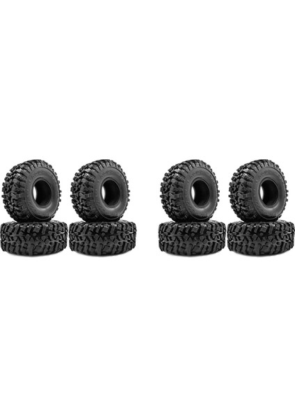 8 Adet 120MM 1.9 Kauçuk Kayalar Lastikler Tekerlek Lastikleri 1/10 Rc Kaya Paleti Eksenel SCX10 90046 AXI03007 Trx4 D90 (Yurt Dışından)