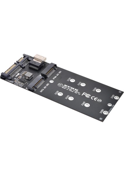 Sata 22PIN Adaptör SFF-8654 - M.2 U2 Kiti Ngff M-Key - Sas Nvme Pcıe SSD Sata SSD Adaptör Yükseltici Kart Anakart ile Uyumlu (Yurt Dışından)