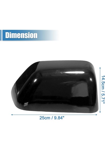 Araba Yan Ayna Kapağı ile Uyumlu F250 F350 F450 F550 2017-2023 Üst Yarım Parlak Konut Araba Aksesuarları (Yurt Dışından) fiyatları
