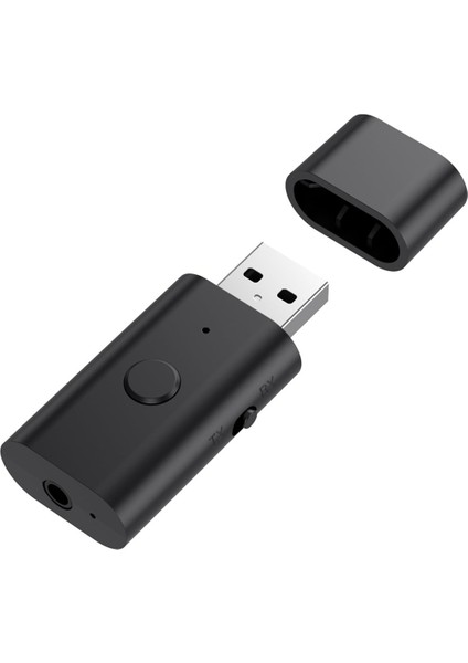 Bluetooth 5.3 Verici Alıcı, 3,5 mm Aux Kablosuz USB Adaptörü, Dahili Mikrofon, Müzik Yayını, Ahizesiz Aramalar (Yurt Dışından)