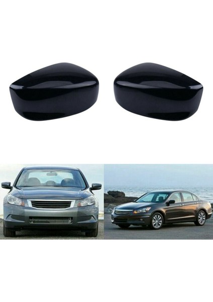Abs Parlak Siyah Dikiz Aynası Muhafazası Yan Ayna Kapağı Trim, Accord 2008-2013 Araba Aksesuarları ile Uyumlu (Yurt Dışından) modelleri